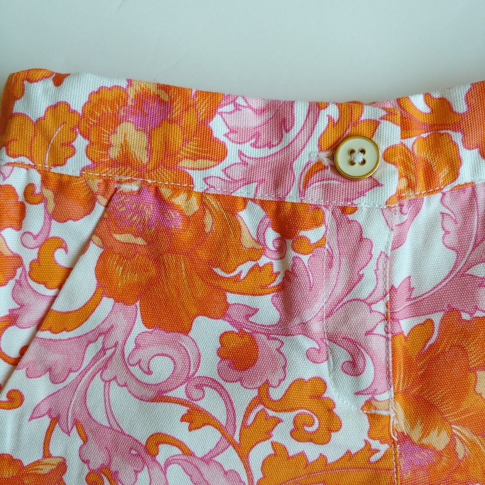 SOLD...Janie and Jack Orange / Pink Girls Outfit 5 - Picture 5 of 8